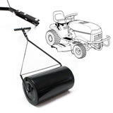 Combination Push/Tow Poly Lawn Roller with Easy-Turn Tethered Plug, 14 by 24" 60L/16 GALLON W465122201