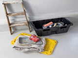 20 Gallon Footlocker Storage Tote with Wheels, Indoor/Outdoor, Heavy Duty, 2 Pack 61565154