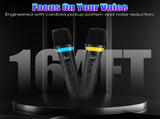 Wireless Handheld Microphone, 164FT 2.4GHz Transmission, Cardioid Noise Reduction, Plug and Play 37266757