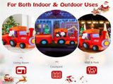 8.6 feet Christmas inflatable train Christmas decorations 71256370