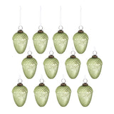 2.8x2.8x4.3" Tear Drop Ornament, Glass Decorative Hanging Christmas Tree Ornaments for Holiday Party W2078P253562