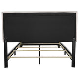 Ivory Twin Bed with Nailhead Trim B062P153537