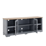 Modern Farmhouse TV Media Stand, Large Home Entertainment Console, for TV Up to 80'', with Open W1758P147679