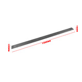 Cutting Edge Bucket Hardened Unpainted 30MnB Silver Fits for Skid Steer Loader 72"x4"x1/2" 66742630