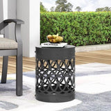 Outdoor Metal end Table -Large 73607.00BLK