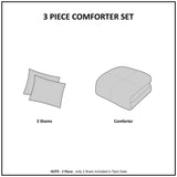 King/Cal King Faux Fur Comforter Mini Set B03597228