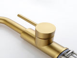 Single-Handle Pull-Out Sprayer Kitchen Faucet in Stainless Gold 63433235