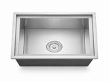 Drop-In Ice Chest, Stainless Steel Ice Storage Box with Lid and Drain Hose, Ice Bin for Chilled 18556218
