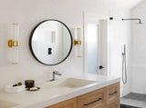 Bathroom Faucet Single Hole, Single Handle Stainless Steel Faucet for Bathroom Sink with Deckplate W1224P195900
