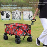 Utility Park Garden Cart Tool Customized Color Folding Camping Trolley Outdoor Picnic Beach Wagon, W321P297097