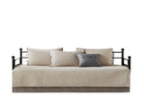 6 Piece Reversible Plaid Daybed Cover Set Neutral Daybed B035P266679