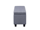 Large Storage Ottoman Bench Set, 3 in 1 Combination Ottoman, Tufted Ottoman Linen Bench for W142063971