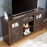 2 Doors Cabinet Farmhouse Cabinet, Farmhouse TV Stand Barn Design,Modern Farmhouse TV Media Stand, W1758P199936