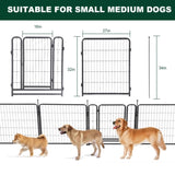 ZNTS 16 Panels Dog Playpen for outdoor,yard,camping,31.6"Height dog fence with 2 doors. W2151P177945