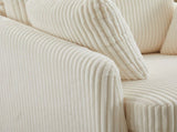 40.55''W Swivel Accent With 2 Thorw Pillows 360 Degree Swivel Round Sofa Modern Oversized Arm W1298P202213