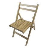 Furniture Slatted Wood Folding Special Event Chair - Wood, Set of 4, FOLDING CHAIR, FOLDABLE STYLE W49542179