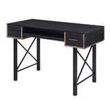 Black Computer Desk with Keyboard Tray B062P184575