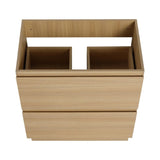 30" Bathroom Vanities without Sink, Modern Undermount Bathroom Sink Cabinet with Double drawer, W1972P188250