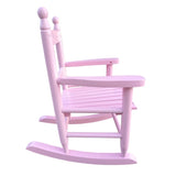 ZNTS Children's rocking light pink chair- Indoor or Outdoor -Suitable for kids-Durable 98976983