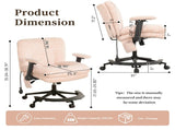 Chenille Criss Cross Office Chair with Air Lumbar Support, Flip-up Adjustable Arms, Built-in 11659105