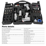 71 Piece Air Tool and Accessories Kit, Impact Wrench, Air Ratchet, Die Grinder, Aire Hammer, Hose W2660P278755