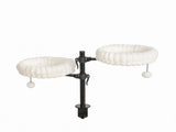 Indoor Cat Desk Bed, Cat Hammock with 2 Removable Beds & 2 Hanging Balls for Desk & Window, Holds Up 70267860