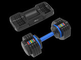 ZNTS Adjustable Dumbbell - 55lb Single Dumbbell with Anti-Slip, Fast Adjust Weight by Turning 54473935