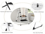 3-Step Folding Ladder - 330lbs Capacity, Anti-Slip Steps & Foot Pads, Lightweight Space-Saving 78861394