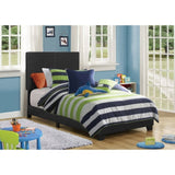 Black Twin Panel Bed B062P155553