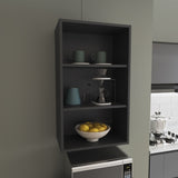 Eco 36" High Open 3-Tier Wall Cabinet, Wall Shelf, Storage Cabinet, Cube Shelf Bedroom, Office, B070P254761