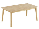 Disassembly rubber wood soft package wood color dining table and chair set 1 table 4 chair beige 26149920
