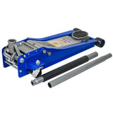 3T Heavy-Duty Horizontal Dual Pump Ground Jack , Steel Racing Ground Jack, Dual 34520193