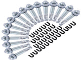 16 Wedge Anchor Bolts & 30 Pack Shims Kit Fit For Auto Lift Installation Install Kit 99782346