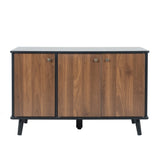 Litter Box Enclosure, Cat Litter Box Furniture with Hidden Plug, 3 Doors,Indoor Cat Washroom Storage W42090255