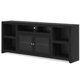 75 inch TV Stand Console for TVs up to 90 inches, No Assembly Required, Mocha Finish GL-B108P160183