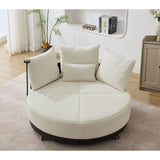 52.75'' Oversized Round Swivel Chair,360&deg Swivel Chair, Couples W1628P218356