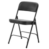 4 Pack Metal Folding Chairs with Padded Seat and Back, for Home and Office, Indoor and Outdoor 66232758