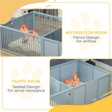 ZNTS Dog Whelping Box/Dog house/Pet Playpen 82879694