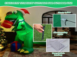 6 Feet Christmas Inflatable Dinosaur Christmas Decoration 41119757