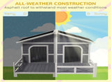 Dog House- Gray, White 13788203