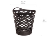 (2 pack) Carrying Handles Laundry Hamper, Black, Adult (Shipment from Walmart) 27391609