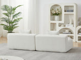 Chenille sectional sofa with 2 pillows,Symmetrical Modular Sofa Sectional for bedroom, living room, W834P389125