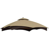 ZNTS Replacement Canopy Top for Lowe's Allen Roth Heavy Duty Roof Top with Air Vent 10X12 W419P169912