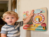 Montessori Wooden Time Learning Clock for Kids 3, All-in-One Calendar Season Weather Educational 41295050