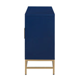 TREXM Retro-Style Sideboard with Adjustable Shelves, Rectangular Metal Handles and Legs for Kitchen, N715P232695M