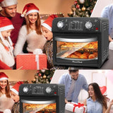 ZNTS 12.5 Quart 7-in-1 Convection Toaster Oven, 1500W, 5 Pre-set Menus, Roast, Bake, Grill, Broil, Toast, W1002P292365