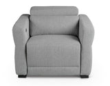 Isla - Dual Power Recliner - Dark Gray B081P157424