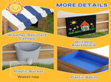Wooden Sandbox, for 3-7 Years Old Kids 47433319