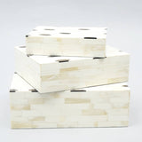 Geomatric Pattern Box - Set of 3 B346P356187
