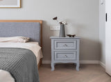 2pcs Country Style Two-Tier Night Tables Large Size Grace 82072518